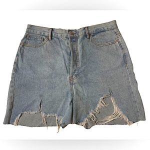 SIMPLE SOCIETY Distressed Shorts
